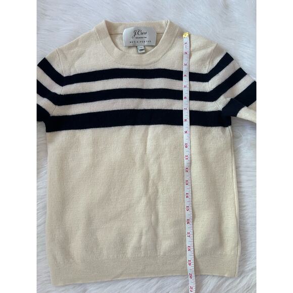 J. Crew Cream and Black Striped Sweater - Picture 13 of 15